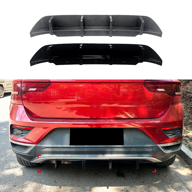 Lip spoiler per paraurti posteriore AMP-Z per VW Volkswagen T-Roc Standard 2018-2022