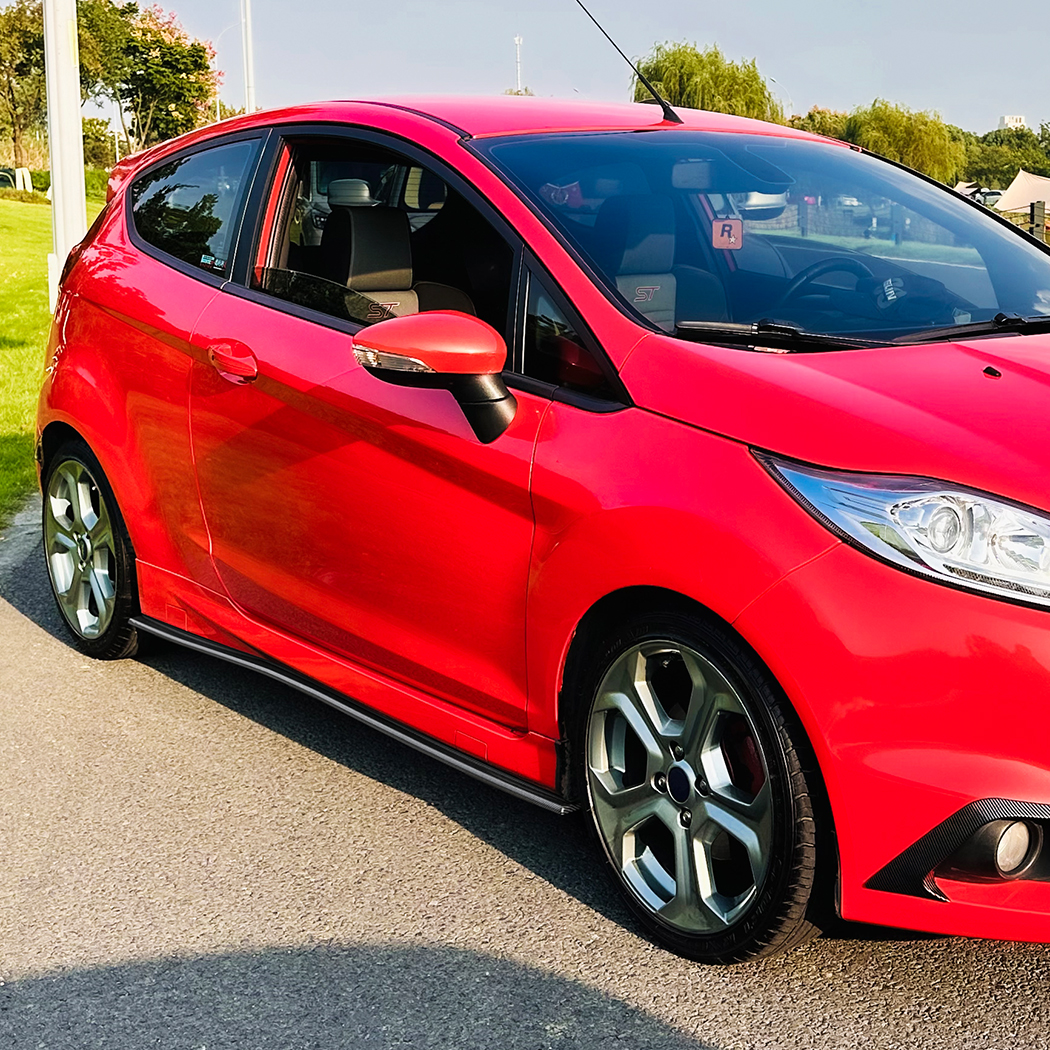 AMP-Z Side Skirt Rocker Panel Splitter Lip For Ford Fiesta MK7 ST Line 2012-2017