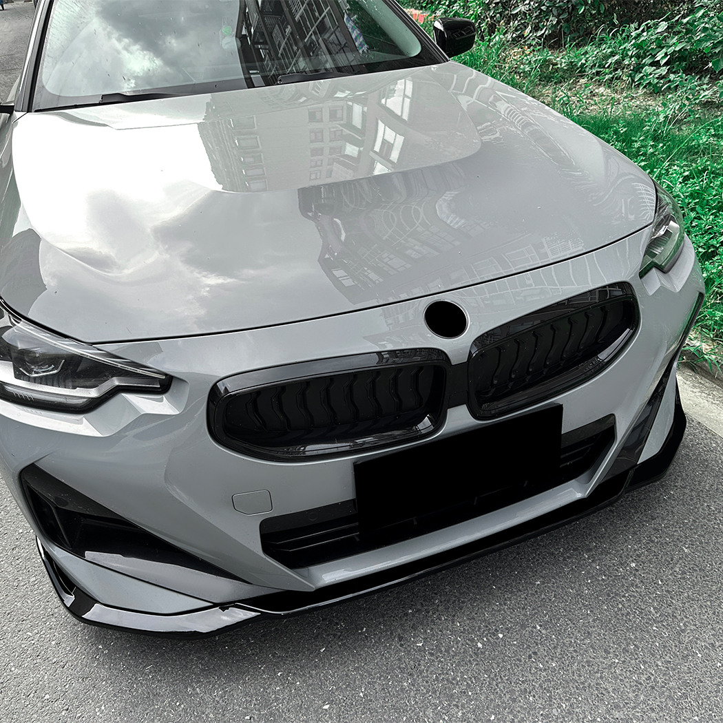 AMP-Z Front Bumper Lip Spiltter For BMW 2 Series Coupe G42 M Sport 2022+