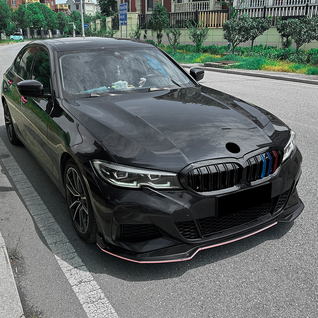 AMP-Z Front Bumper Grille Grill Black For BMW 3 Series G20 Pre-facelift 2019-2022