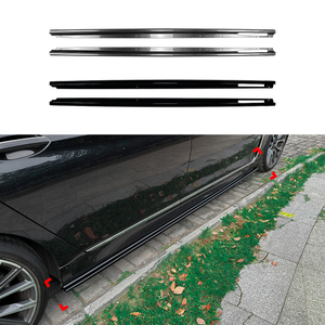 AMP-Z Side Skirt Rocker Panel Splitter Lip For BMW 7 Series G12 2016-2022