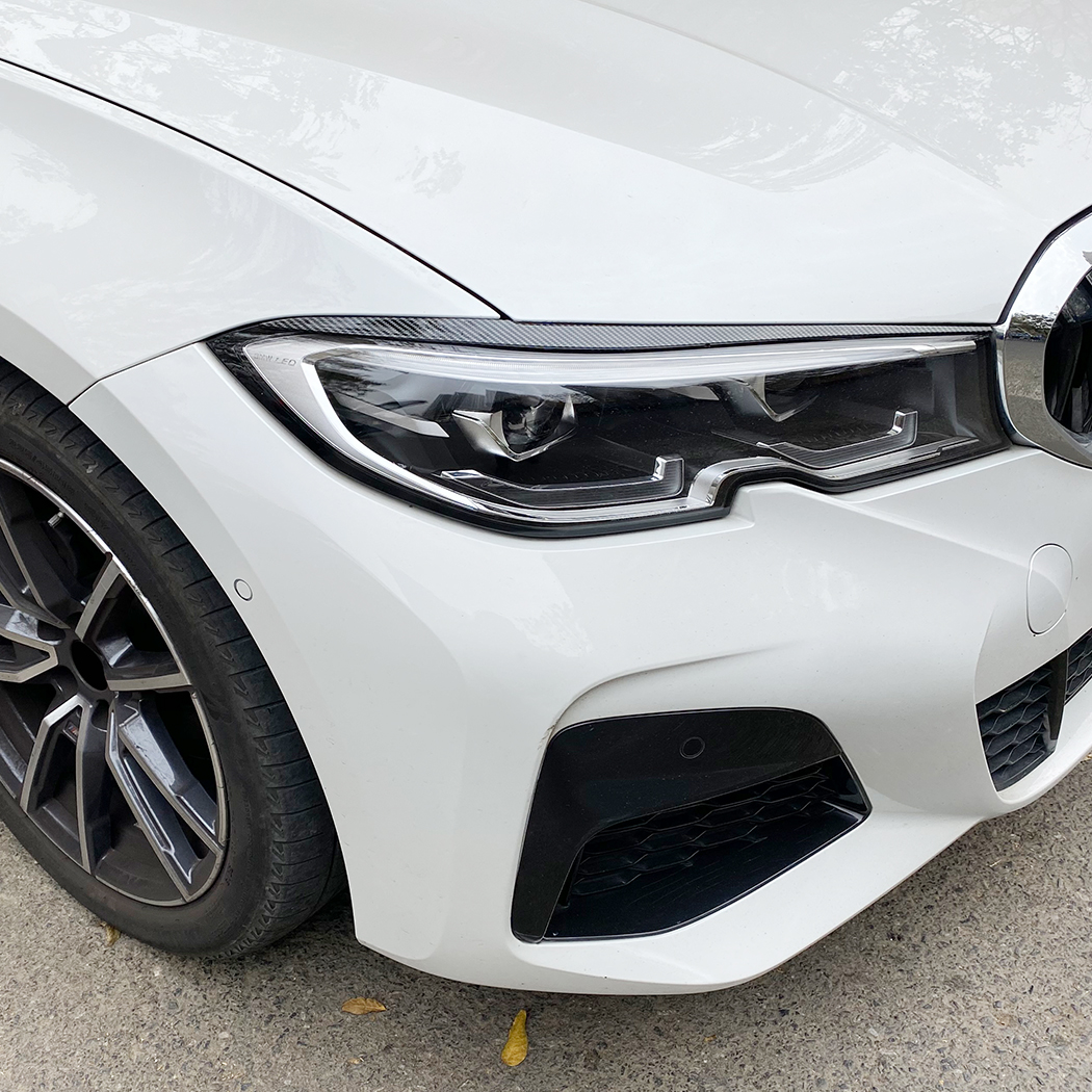 AMP-Z Headlight Eyebrows Eyelids Sticker For BMW 3 Series G20 2019-2022