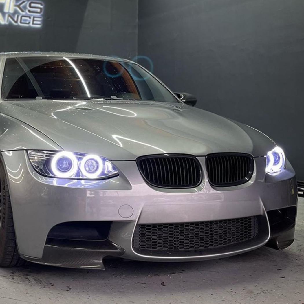 AMP-Z Front Side Splitter Sticker For BMW 3 Serise E90 E91 E92 E93 M3 2007-2013