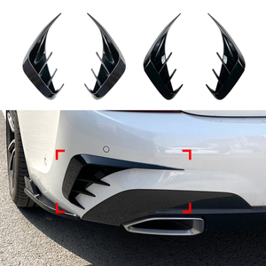 AMP-Z Rear Bumper Fins Spoiler Canards For BMW 3 Series G20 2019-2022