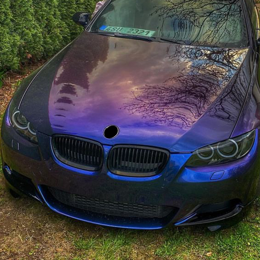 AMP-Z Front Side Splitter Sticker For BMW 3 Serise E92 E93 LCI M-Tech 2009-2011