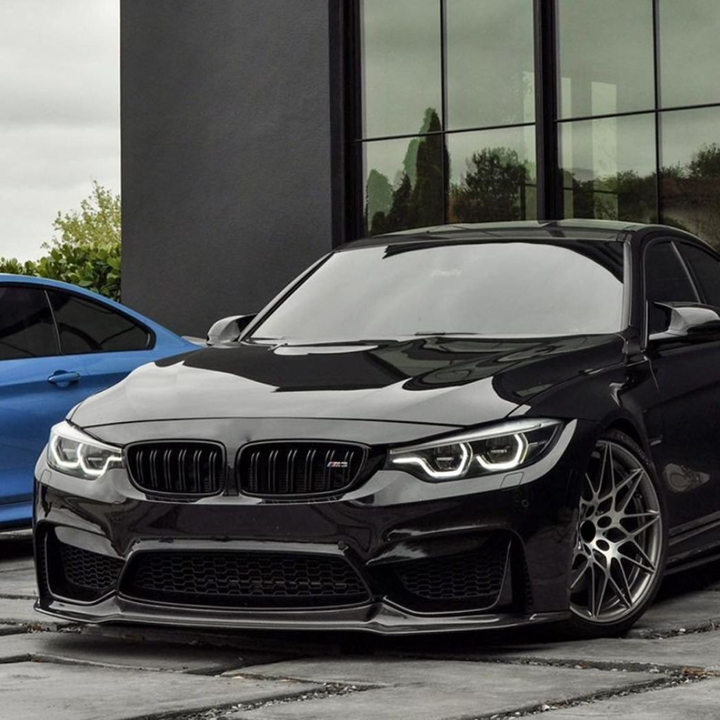 AMP-Z Front Bumper Lip Spiltter For BMW 3 Series F80 F82 F83 2015-2020