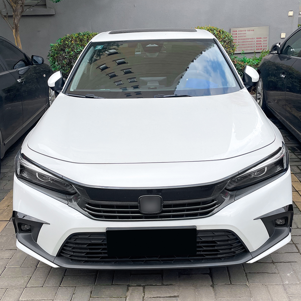 AMP-Z Front Bumper Fins Spoiler For Honda Civic 11Gen 2021+