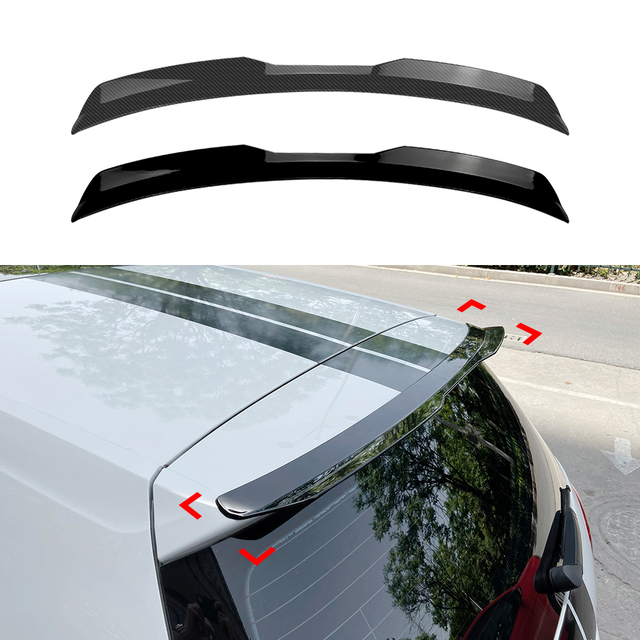 Spoiler da asa do telhado traseiro AMP-Z para VW Volkswagen Golf MK7/7.5 GTI R 2013-2019