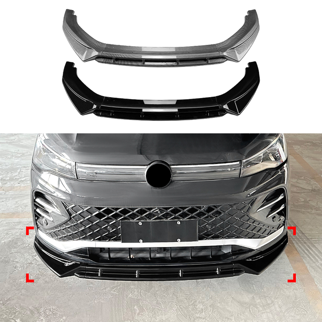 AMP-Z Front Bumper Lip Spiltter For VW Volkswagen Tiguan MK3 Rline 2024+