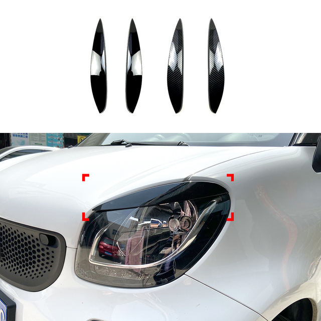 ملصق جفون الحواجب الأمامية AMP-Z لـ Mercedes Benz Smart C453 2014+