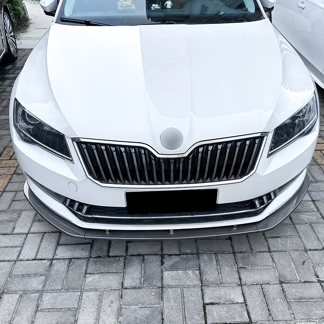 AMP-Z Front Bumper Lip Spiltter For Skoda Superb B8 2016-2018
