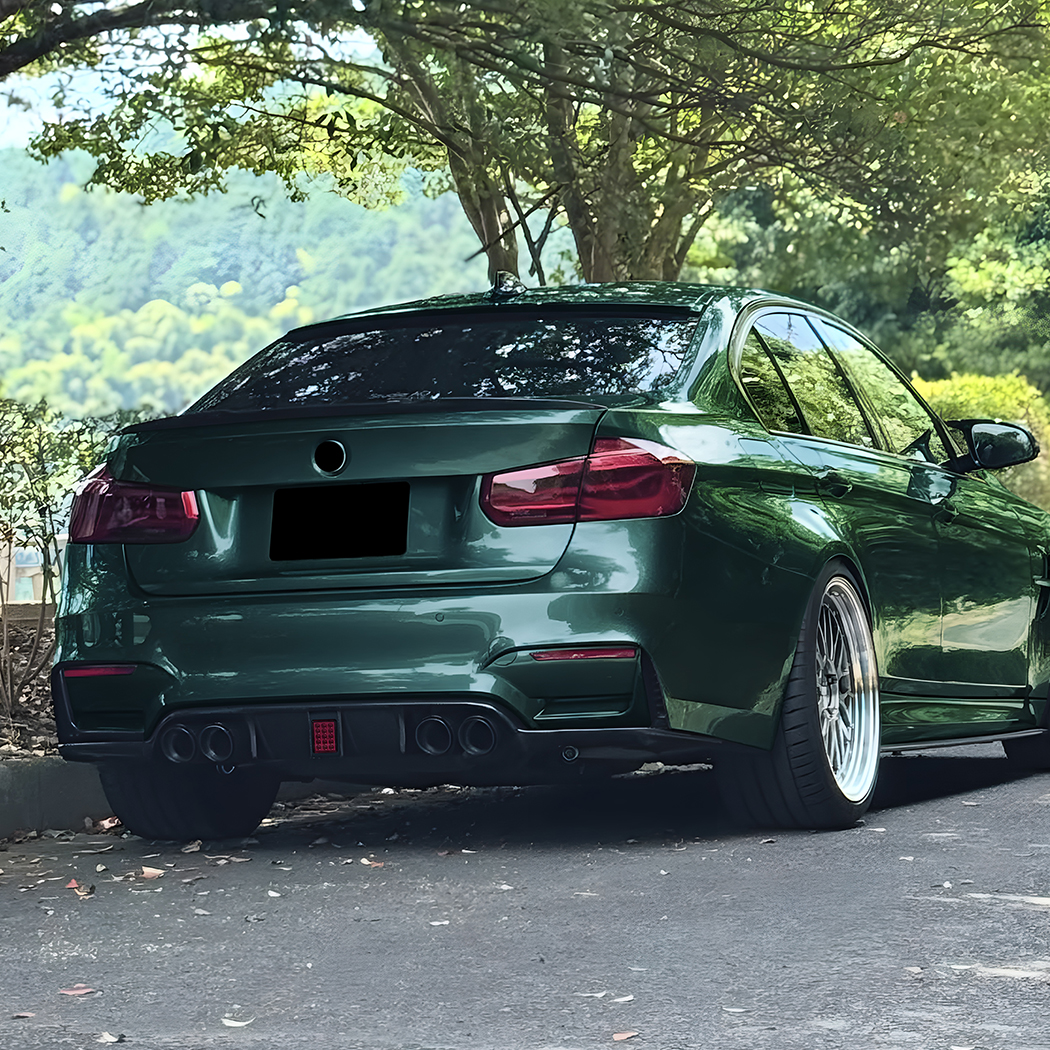 AMP-Z Rear Bumper Spoiler Lip For BMW 3 Series M3 M4 F80 F81 F82 F83 2014-2019