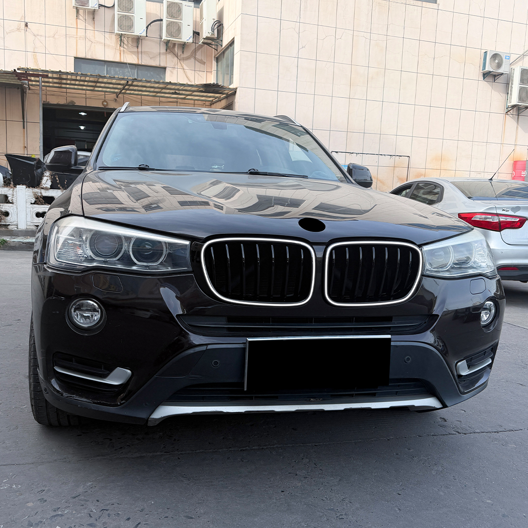 AMP-Z Front Bumper Grille Grill With Lights For BMW X3 F25 X4 F26 LCI 2014-2017