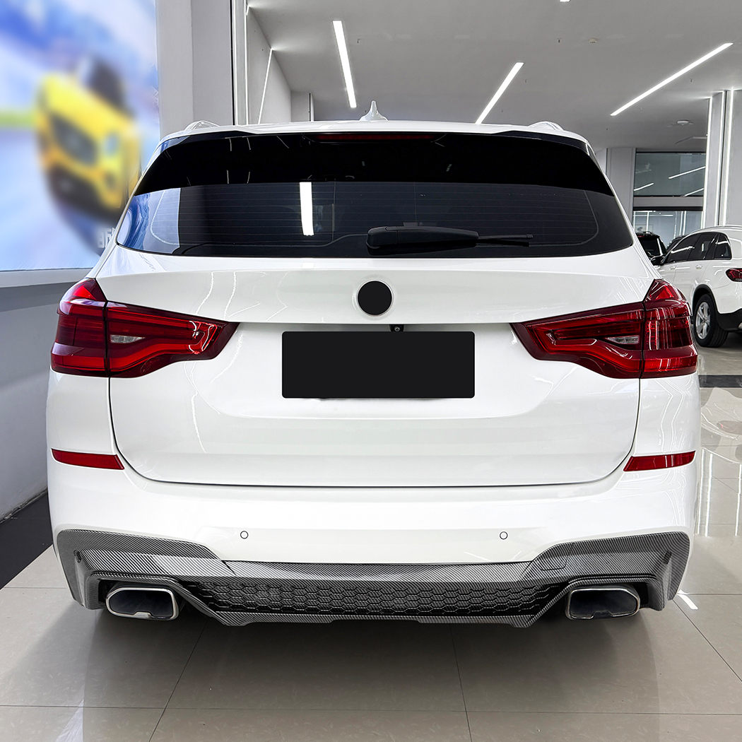 AMP-Z Rear Bumper Spoiler Lip For BMW X3 G01 Pre-facelift M Sport 2018-2021