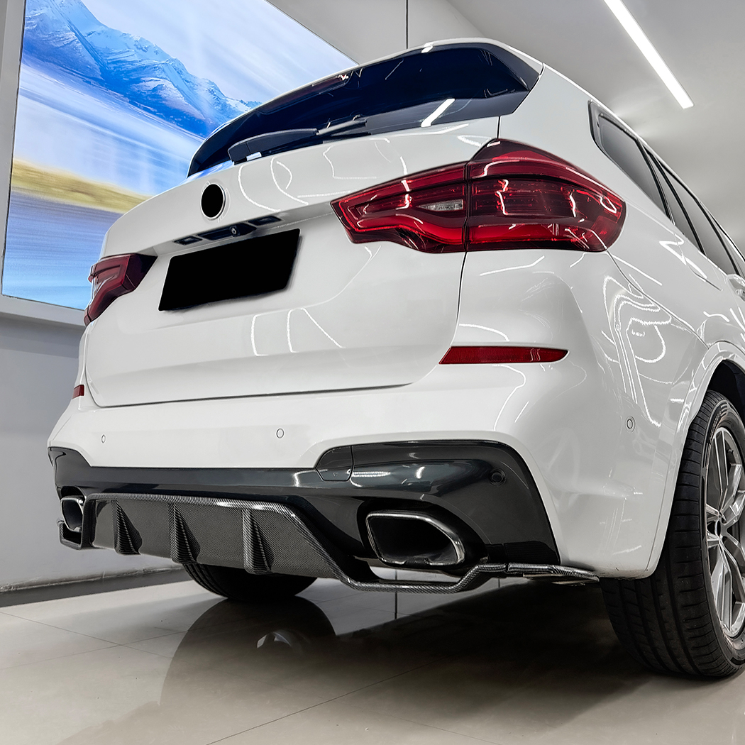 AMP-Z Rear Bumper Spoiler Lip For BMW X3 G01 Pre-facelift 2018-2021