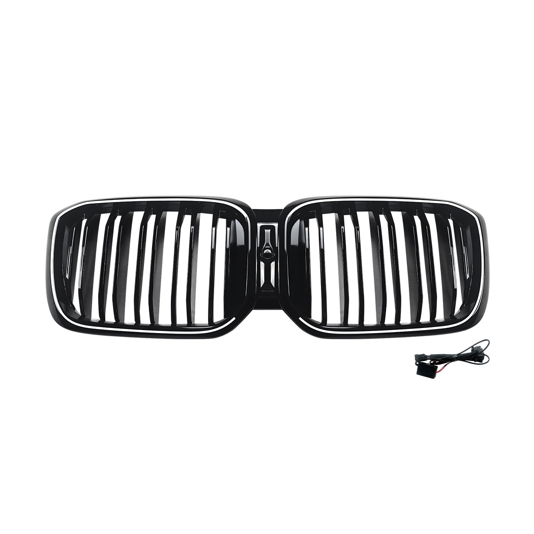 AMP-Z Front Bumper Grille Grill With Lights For BMW X3 G01 X4 G02 LCI 2022-2024