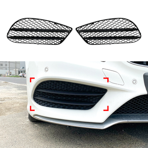 AMP-Z Front Bumper Grille Grill For Mercedes Benz E Class C207 A207 Facelift AMG-Line 2013-2016