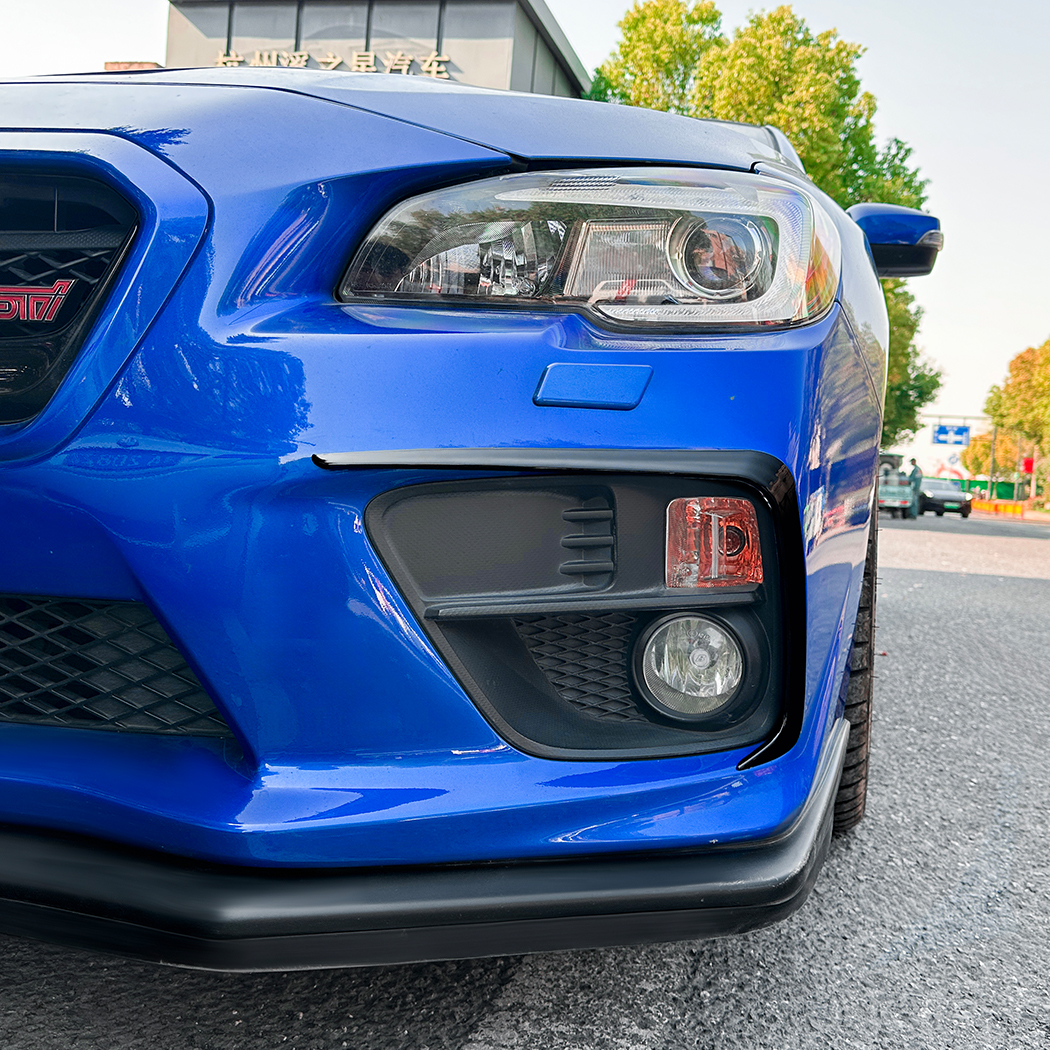 AMP-Z Front Bumper Fins Spoiler Canards For Subaru WRX STI VA Pre-facelift 2014-2016