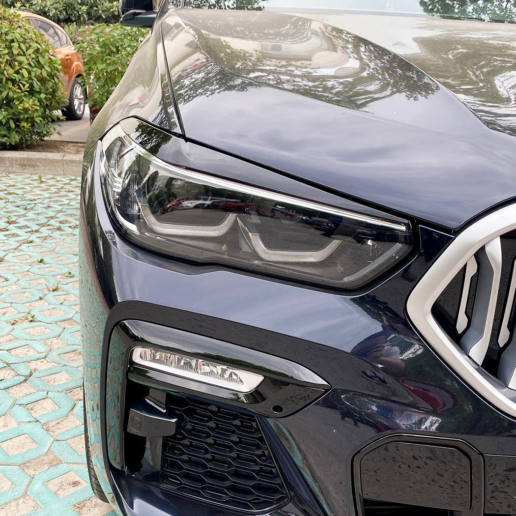 AMP-Z Headlight Eyebrows Eyelids Sticker For BMW X5 G05 X6 G06 2019+