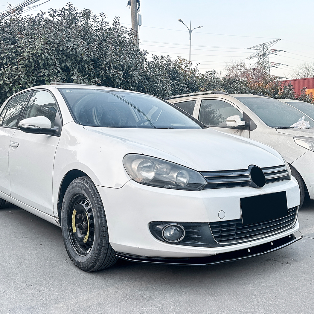 AMP-Z Front Bumper Lip Spiltter For VW Volkswagen Golf MK6 Standard 2008-2012