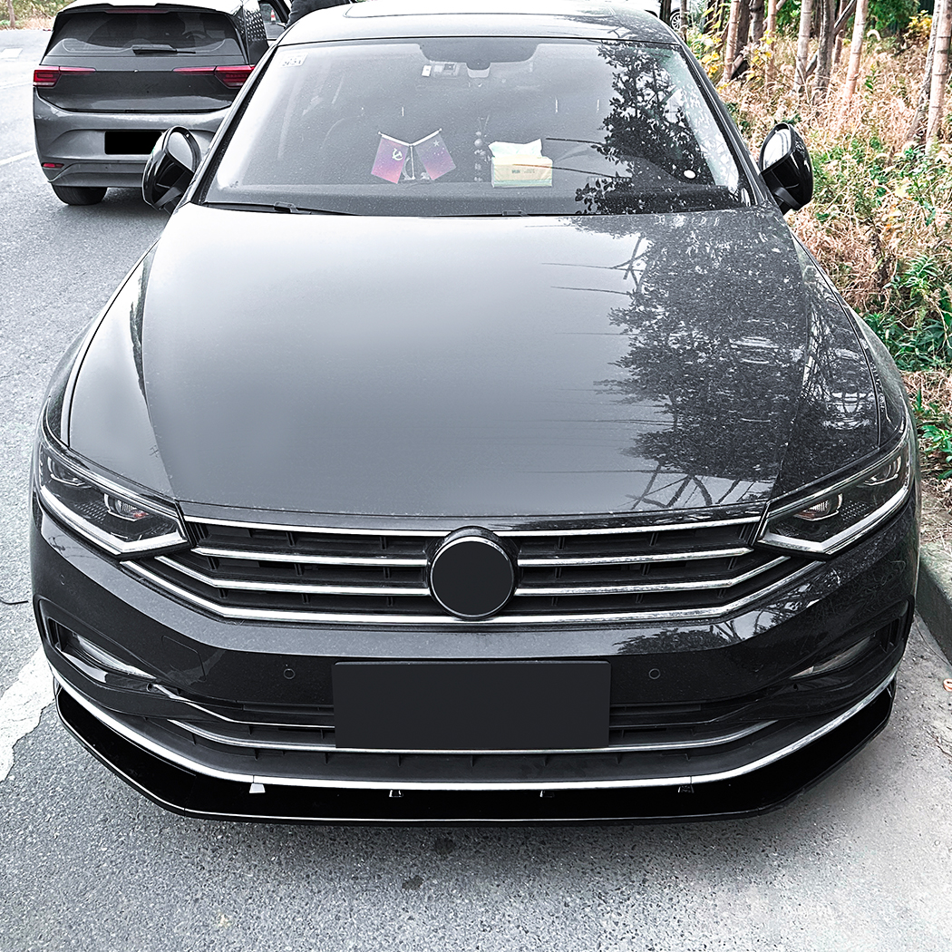 AMP-Z Front Bumper Lip Spiltter For VW Volkswagen Passat B8.5 Standard 2020-2023