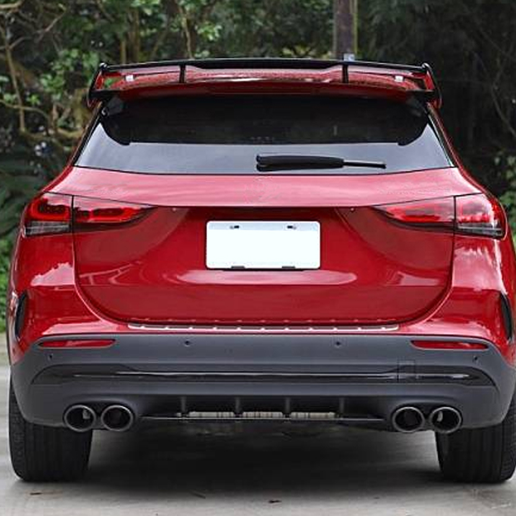 AMP-Z Rear Bumper Spoiler Lip For Mercedes Benz GLA Class GLA 180 200 220 GLA35 GLA45 H247 AMG-Line 2020+