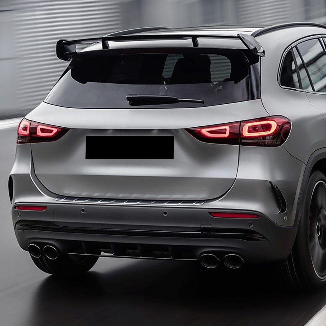 AMP-Z Rear Bumper Fins Spoiler Canards For Mercedes Benz GLA Class GLA H247 AMG-Line 2020+