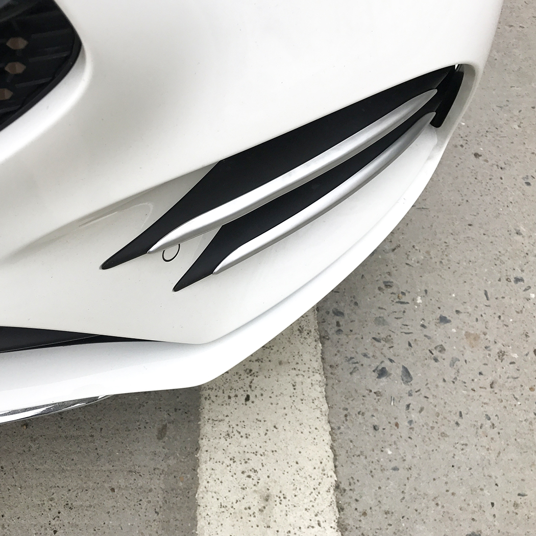 AMP-Z Front Bumper Fins Spoiler Canards For Mercedes Benz A Class W177 Hatchback/ Sedan AMG Line 2018+