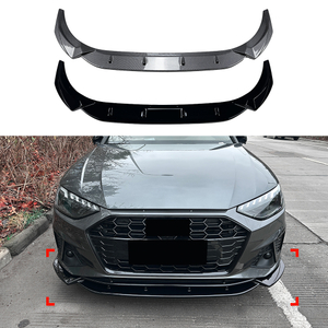 AMP-Z Front Bumper Lip Spiltter For Audi A4 B9.5 Sline 2024+