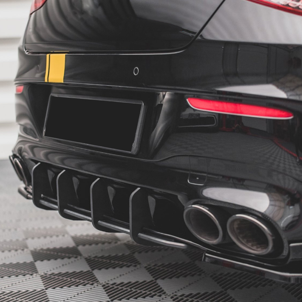 AMP-Z Rear Bumper Spoiler Diffuser Valance Lip For Mercedes Benz CLA Class CLA35 CLA45 AMG 2020+
