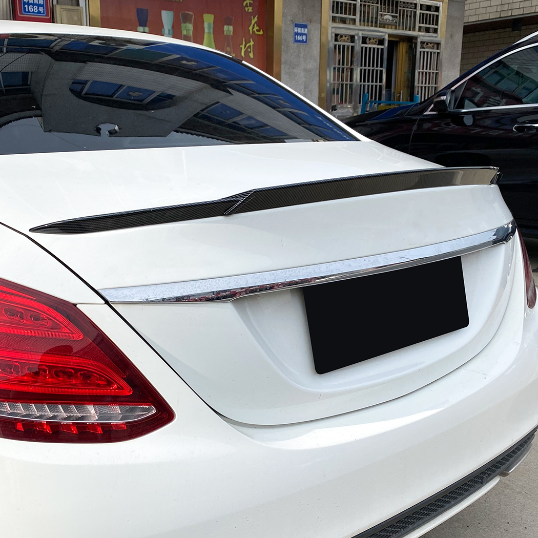 AMP-Z Rear Roof Wing Spoiler For Mercedes Benz C Class W205 4-Doors Sedan 2015-2021