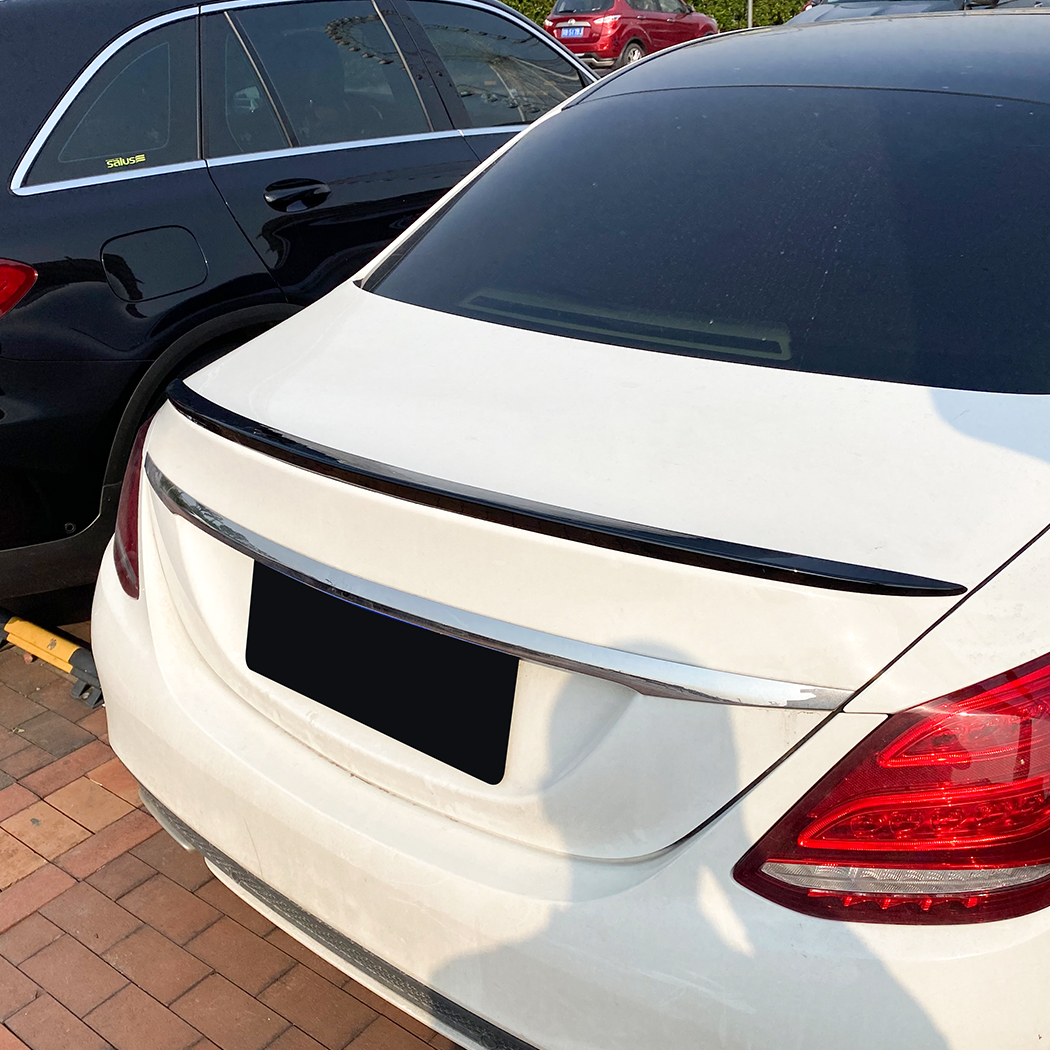 AMP-Z Rear Roof Wing Small Spoiler For Mercedes Benz C Class W205 4-Doors Sedan 2015-2021