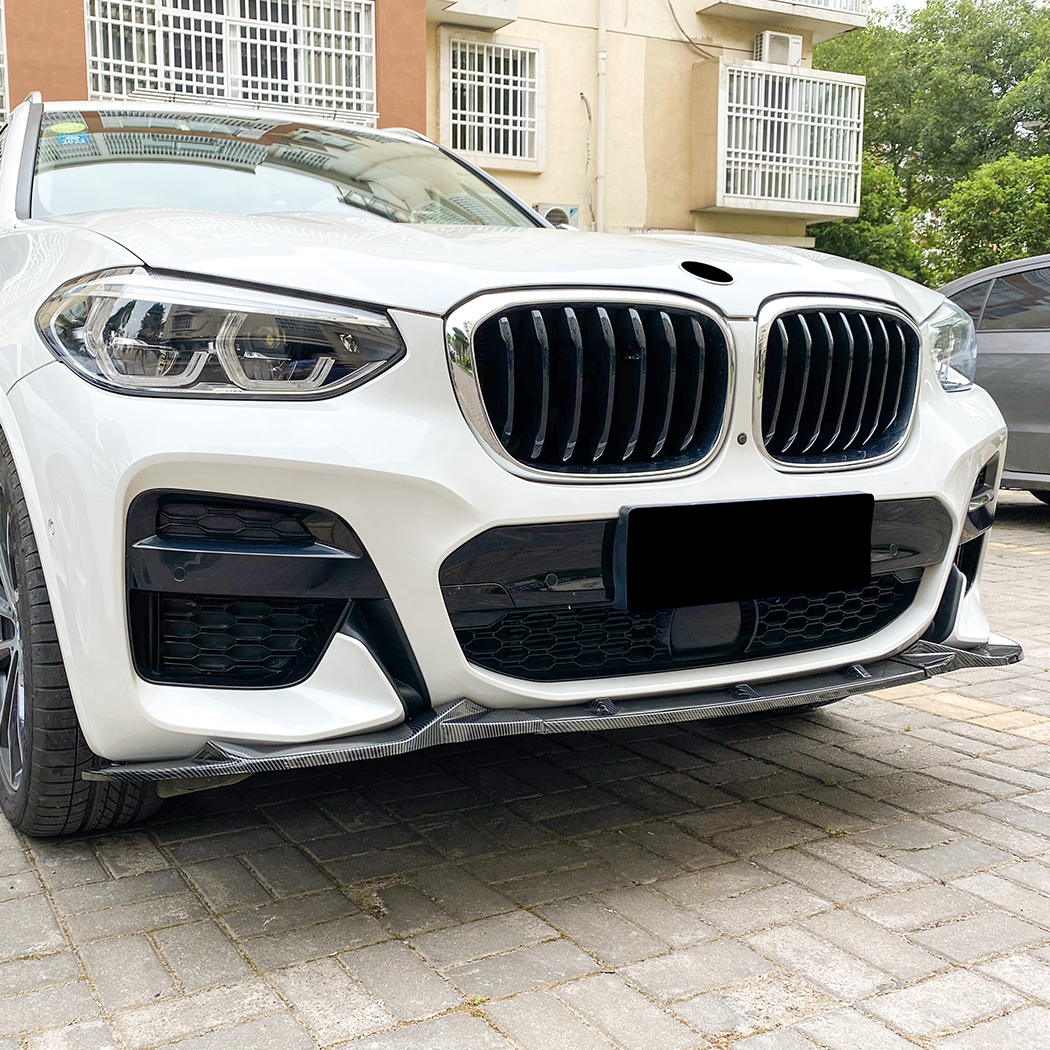 AMP-Z Front Bumper Lip Spiltter For BMW X3 G01 X4 G02 2018-2021