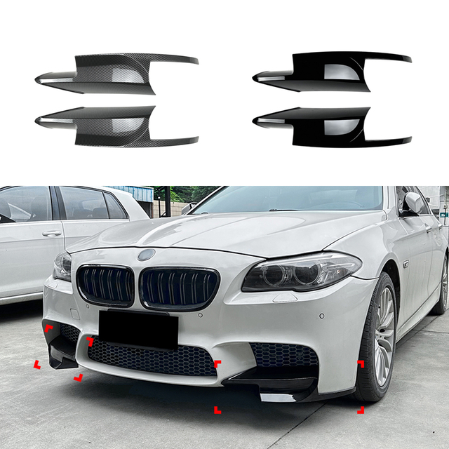 AMP-Z Front Side Splitter Sticker For BMW 5 Series F10 F11 M5 2011-2017