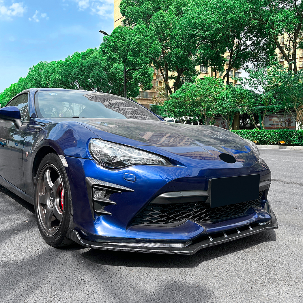 AMP-Z Front Bumper Lip Spiltter For Toyota GT86 Facelift 2017-2020