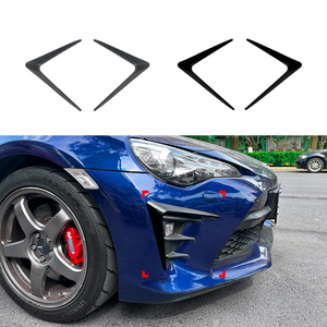 AMP-Z Front Bumper Fins Spoiler Canards For Toyota GT86 Facelift 2017-2020