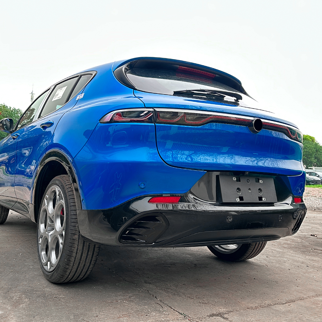 AMP-Z Rear Bumper Fins Spoiler Canards For Alfa Romeo Tonale 2023+ 