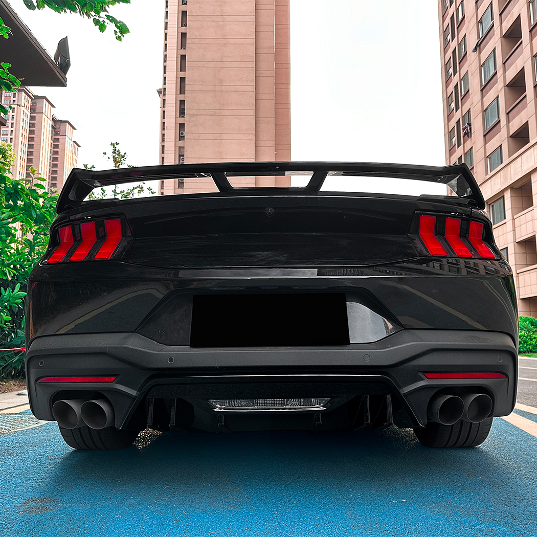 AMP-Z Rear Bumper Spoiler Lip For Ford Mustang MK7 2024+