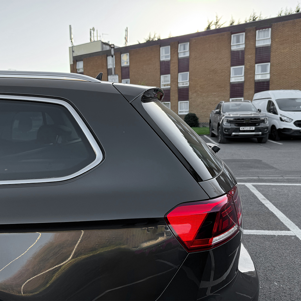 AMP-Z Rear Roof Wing Side Spoiler For VW Volkswagen Passat B8 B8.5 2015-2023