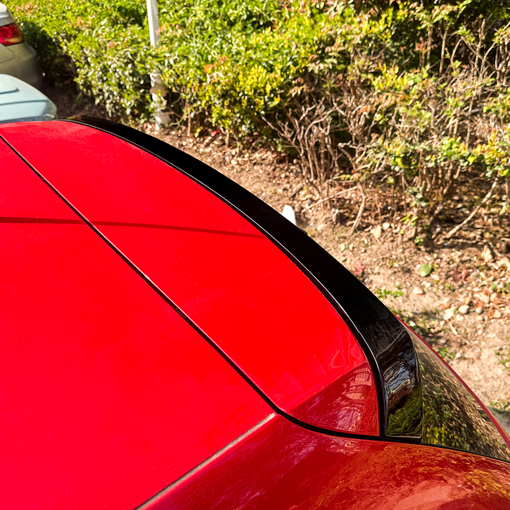 AMP-Z Rear Roof Wing Spoiler Black For VW Volkswagen Polo 6R 6C 2009-2017