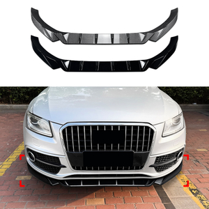 AMP-Z Front Bumper Lip Spiltter For Audi Q5 8R Sline Facelift SQ5 2013-2016