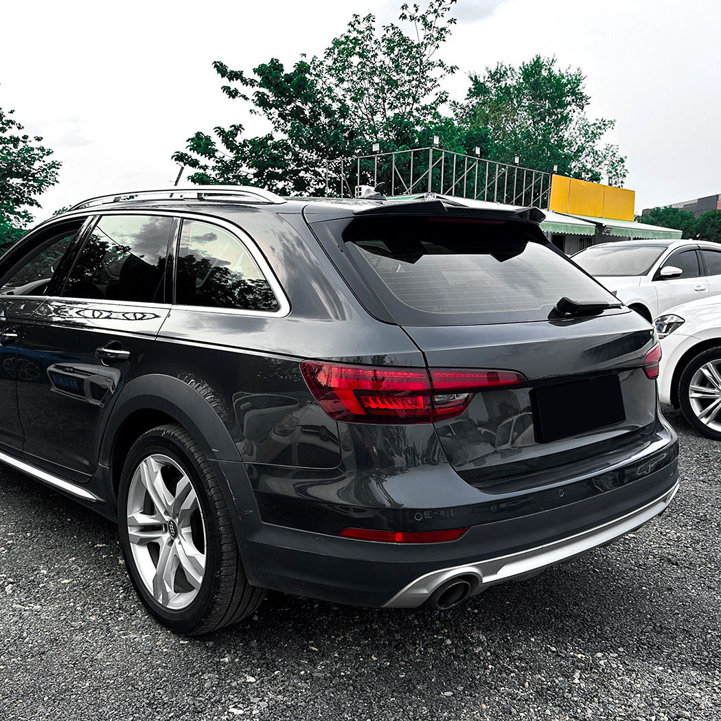 AMP-Z Rear Roof Wing Spoiler For Audi A4 B9 Avant Sline 2017-2024