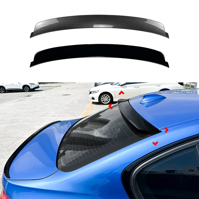 AMP-Z Rear Wing Spoiler Black For BMW 3 Series F30 2013-2019