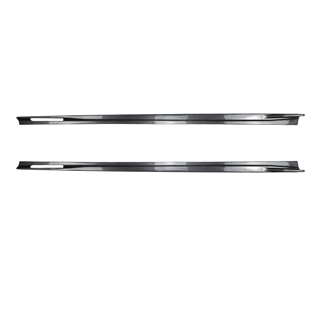 AMP-Z Side Skirt Rocker Panel Splitter Lip For BMW 4 Series Coupe G22 G23 M Sport 2020+