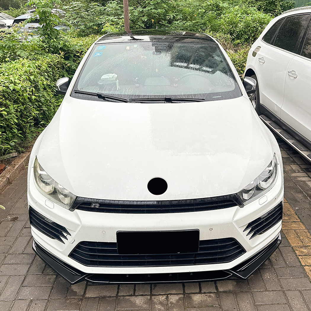 AMP-Z Front Bumper Lip Spiltter For VW Volkswagen Scirocco MK3.5 R 2015+