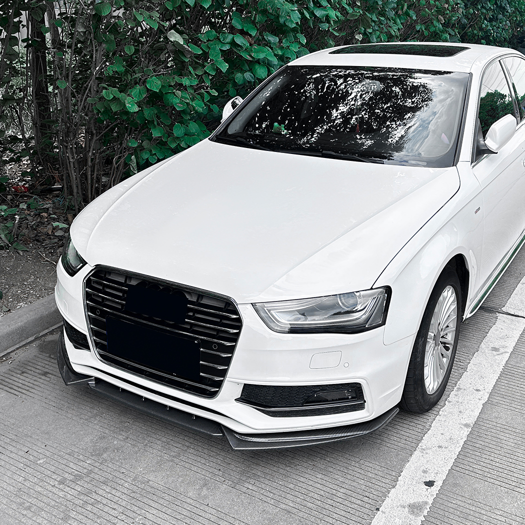 AMP-Z Front Bumper Lip Spiltter For Audi A4 B8.5 A5 8T Facelift Sline 2013-2016