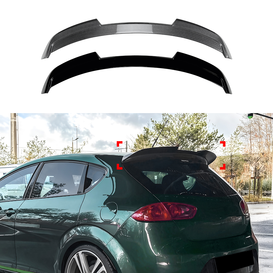 AMP-Z Rear Roof Wing Spoiler For Seat Leon MK2.5 2009-2012