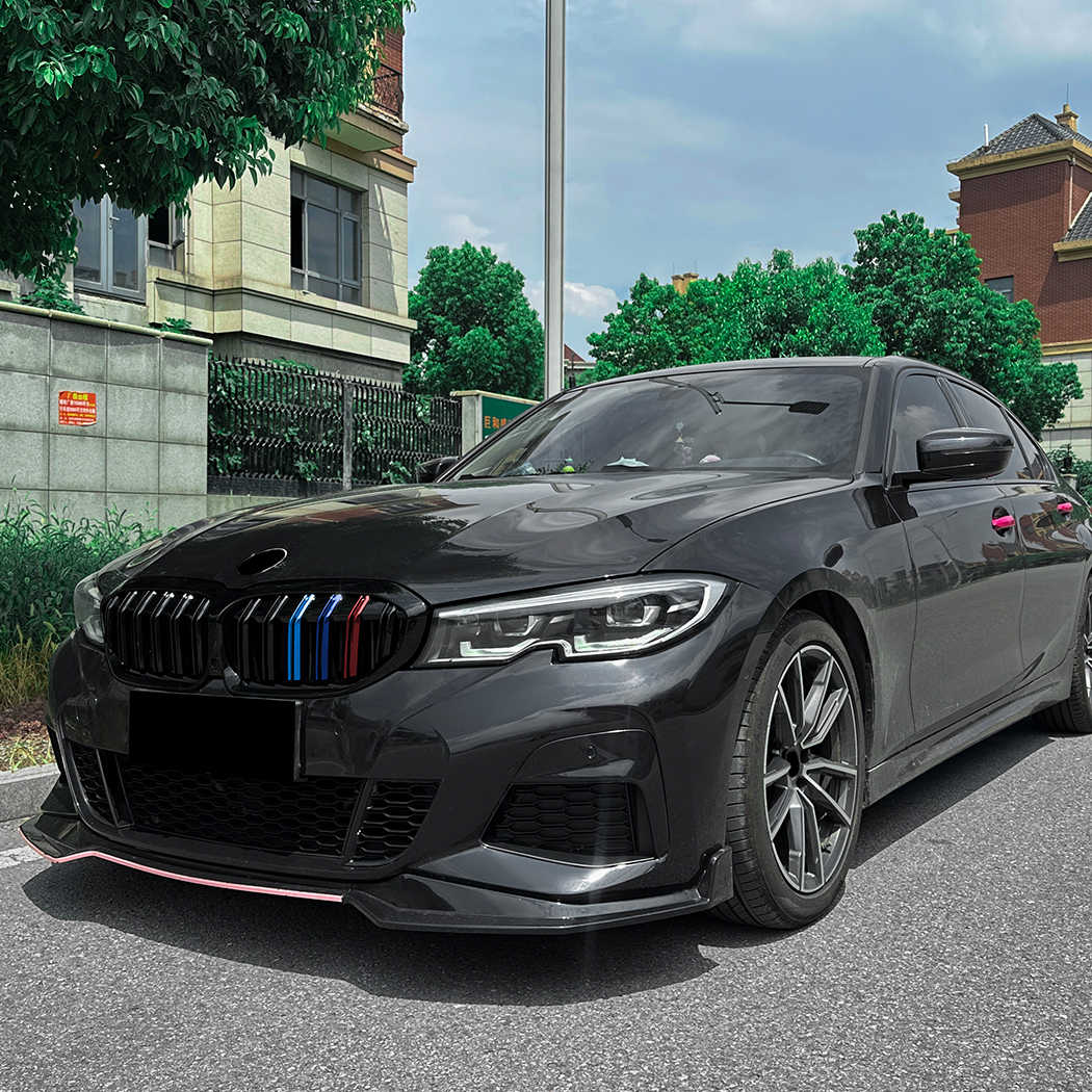AMP-Z Front Bumper Grille Grill Black For BMW 3 Series G20 Pre-facelift 2019-2022