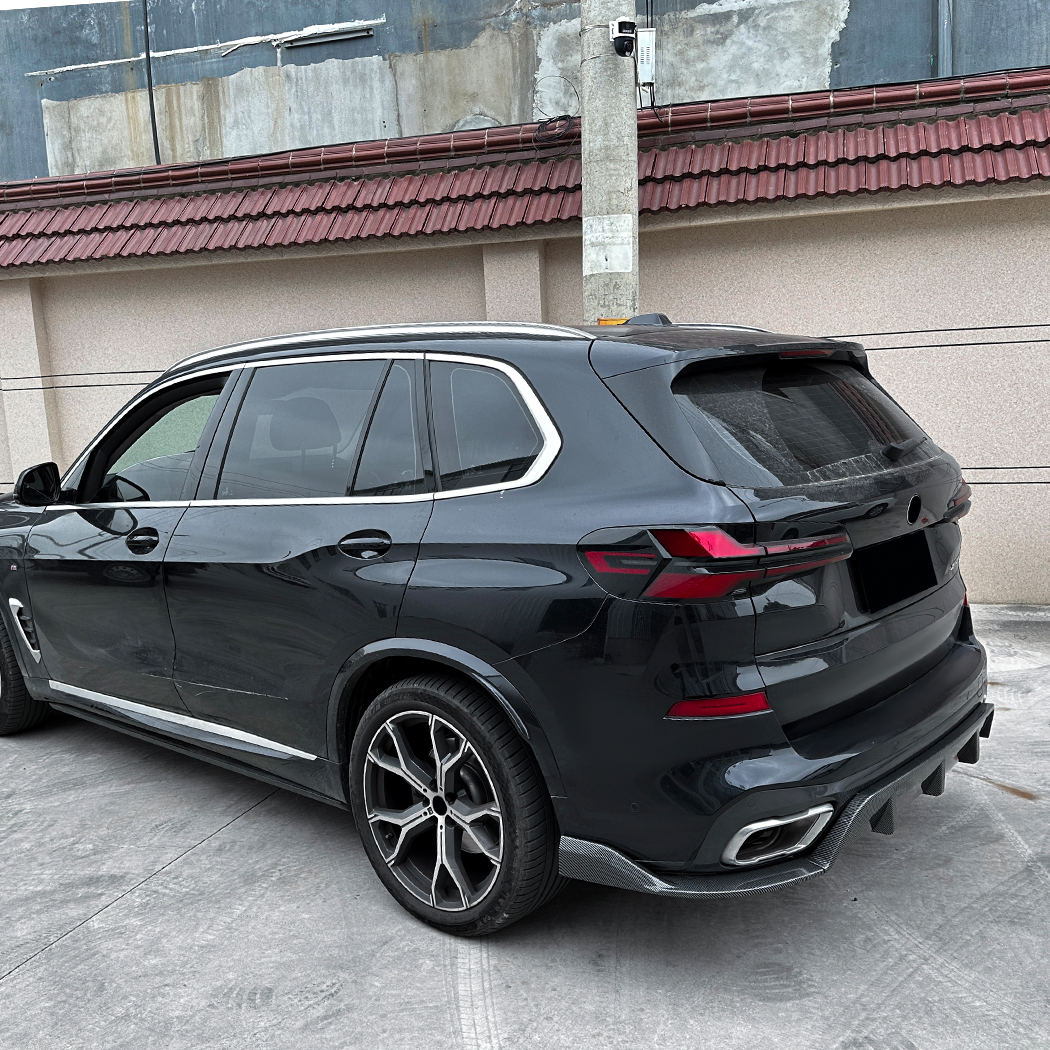 AMP-Z Rear Bumper Spoiler Lip Black For BMW X5 G05 M Sport 2019+