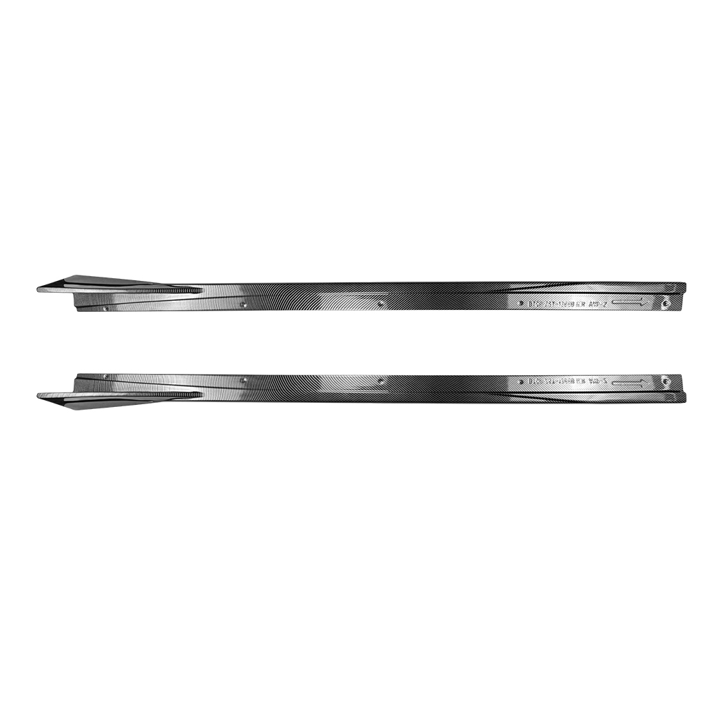 AMP-Z Side Skirt Rocker Panel Splitter Lip For Audi A7 S7 C8 2019+